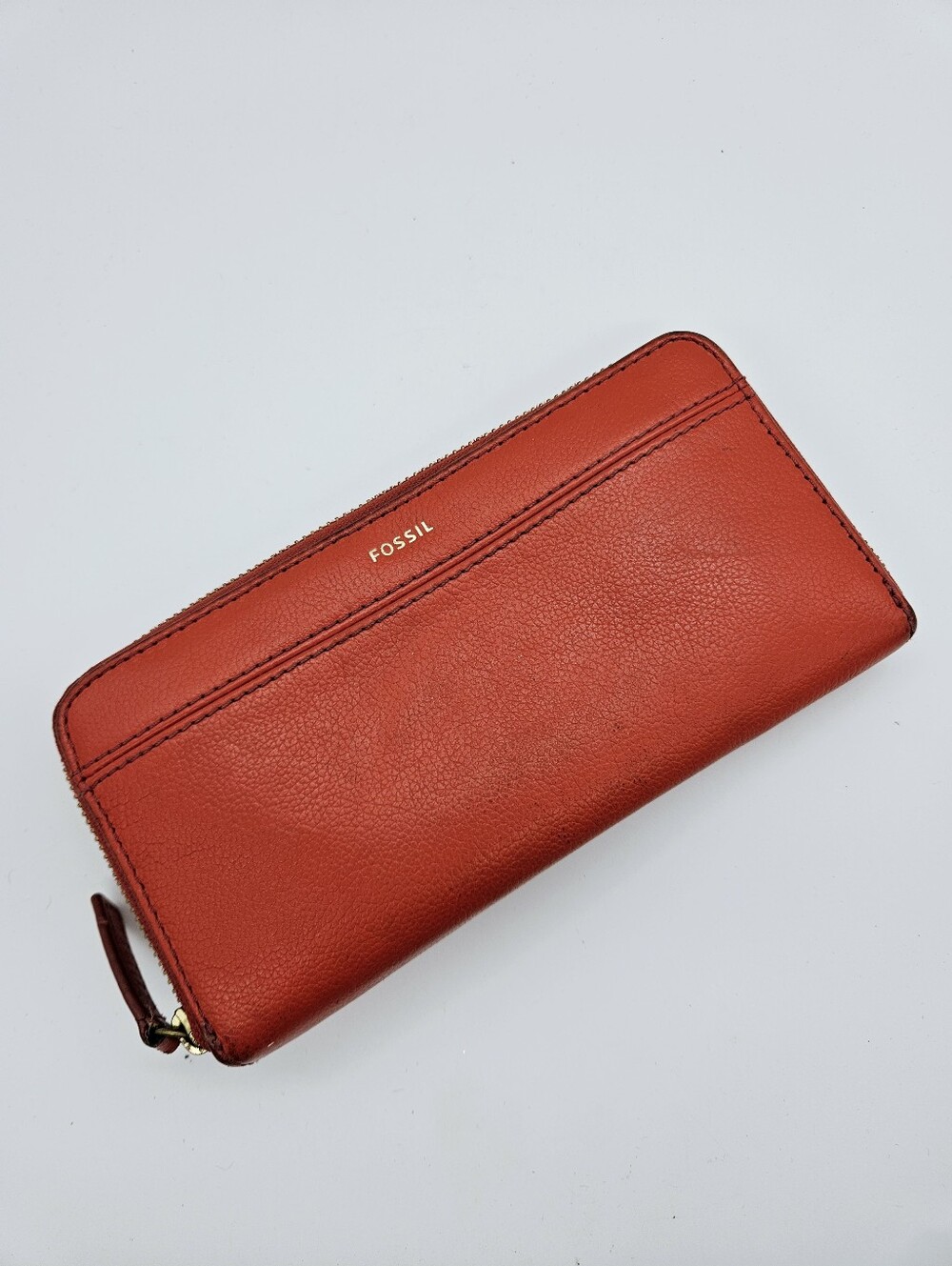 FOSSIL | leather zip wallet